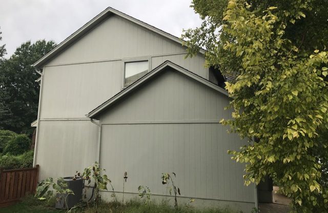 side of house with old siding