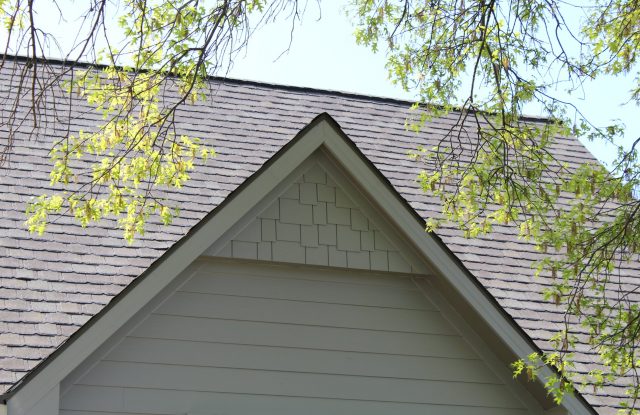 siding and roofline