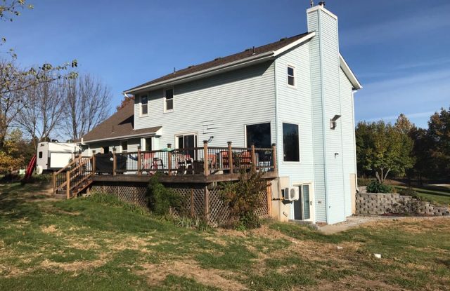 back deck and old siding