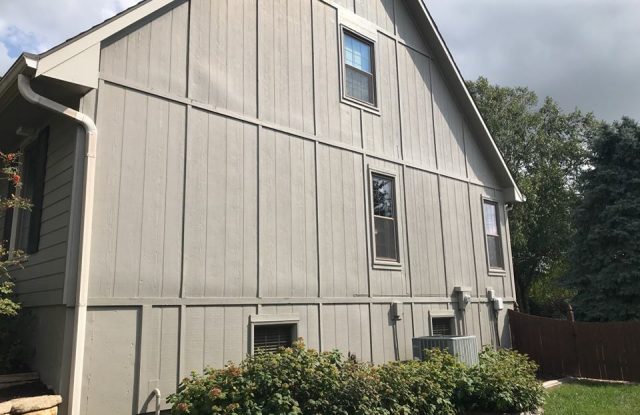 old siding on side of house