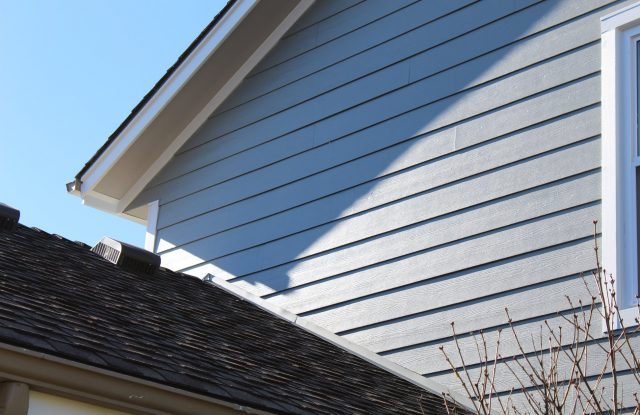 siding and roofline