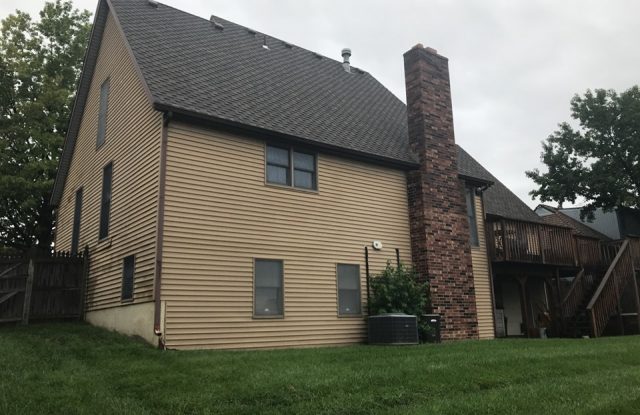 side of house with old siding