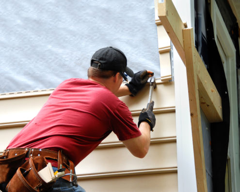 What time of year is the best to install siding?