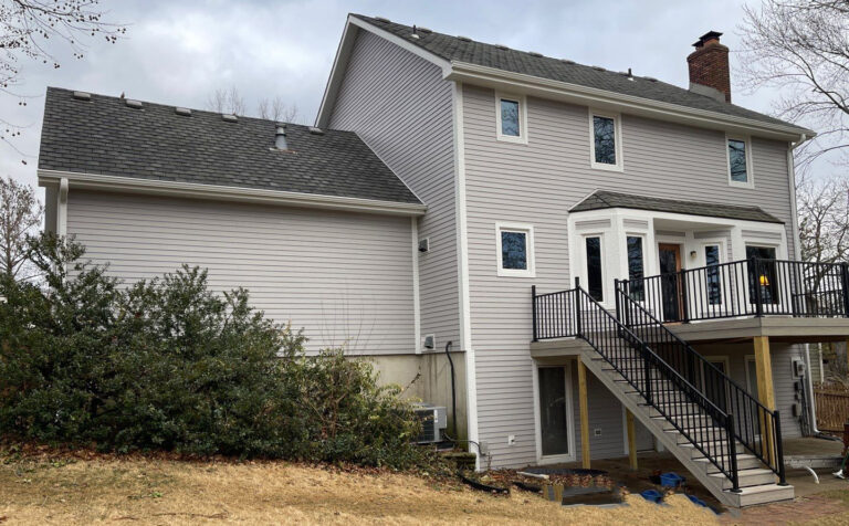 Home in Shawnee, KS with James Hardie siding and ProVia Windows installed by Smart Exteriors