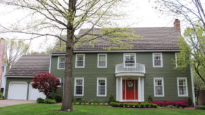 James Hardie fiber cement siding replacement done for a client's home by Smart Exteriors.