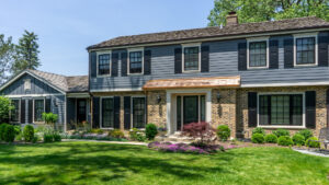 Siding replacement on a home by Smart Exteriors.