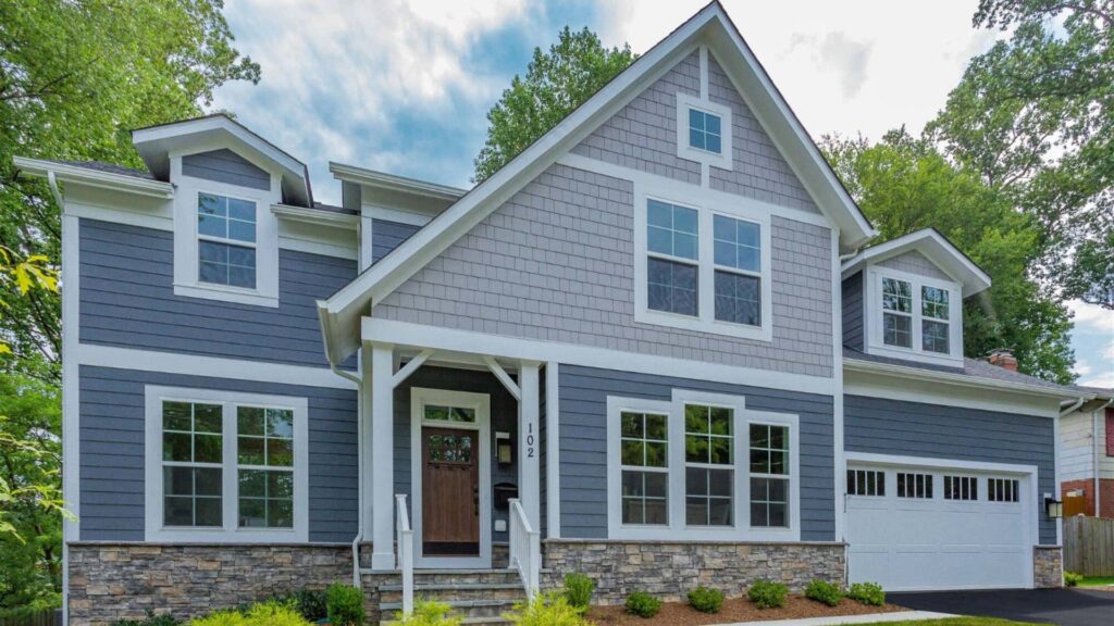 Home with James Hardie siding in Night Gray