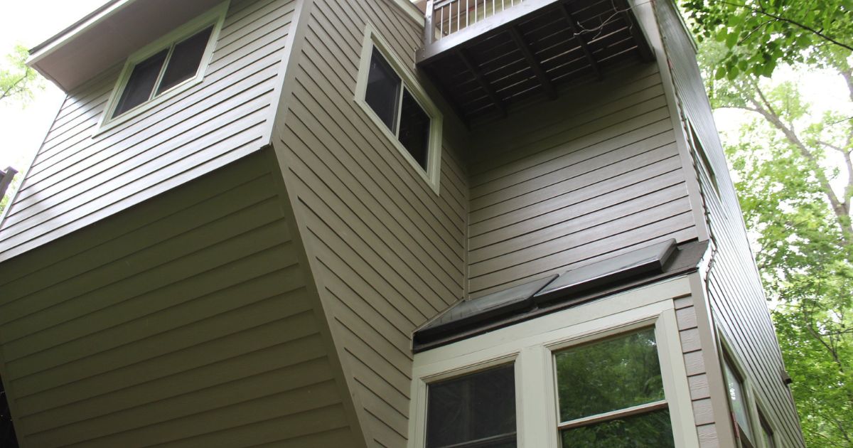 Resistant to pest, James Hardie siding on a home.