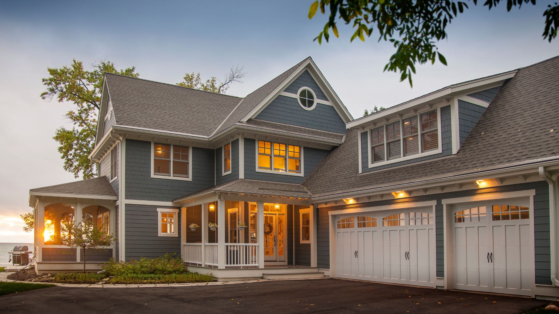 James Hardie siding installed on a home.