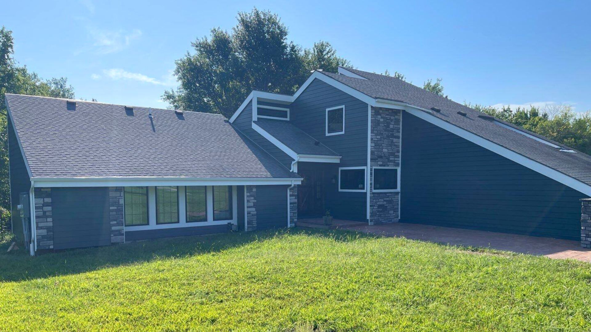 Insulated Siding installed on a home.